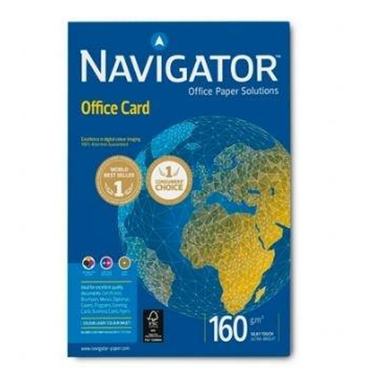 Popierius spausdinimui Navigator Office Card Balta A4 (5 vnt.)